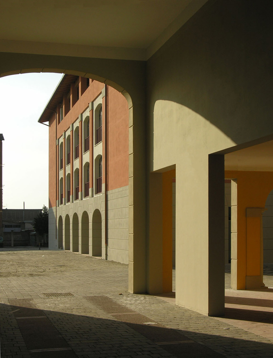 CAD complesso residenziale piazza