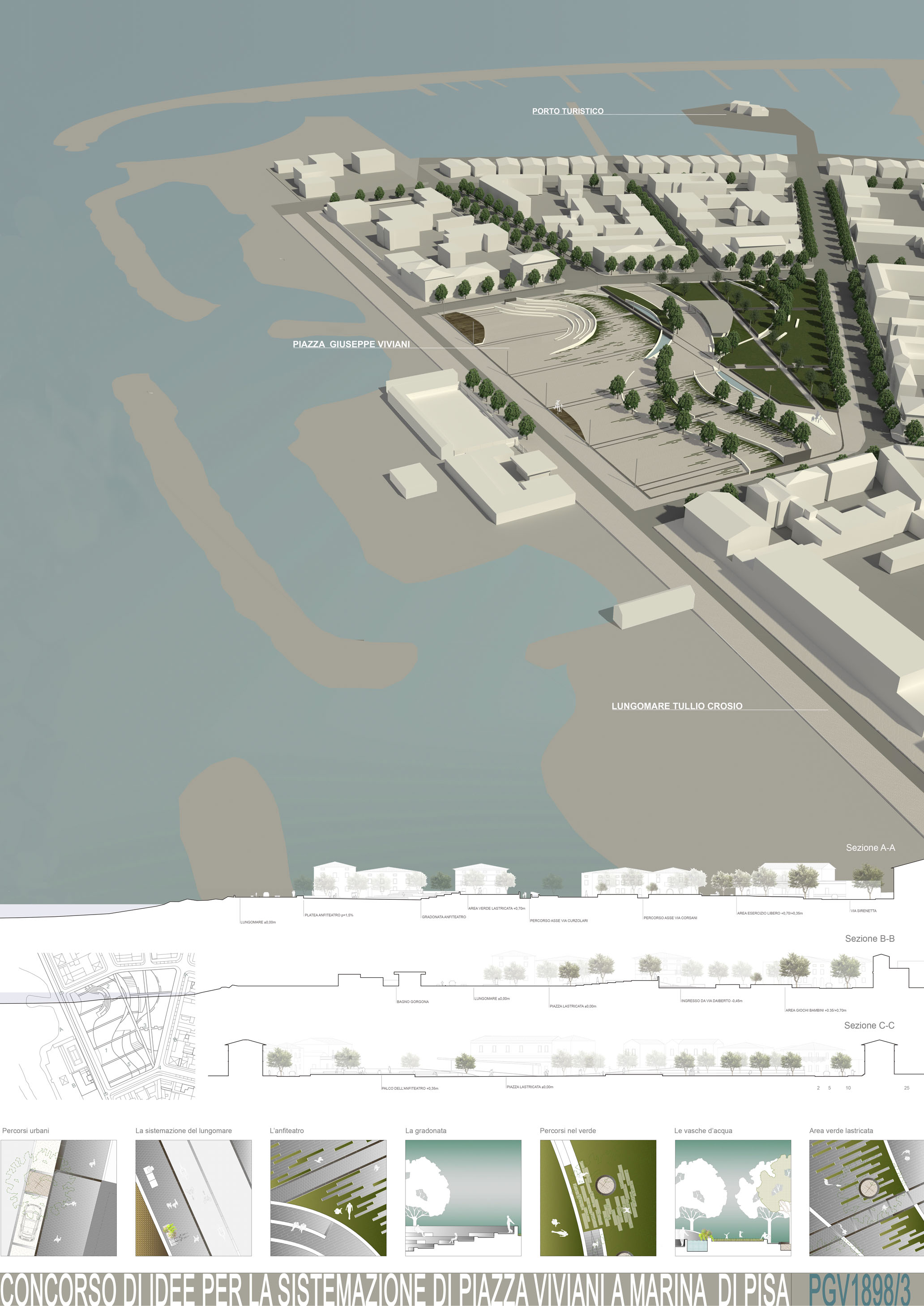 MDP concorso piazza viviani progetto