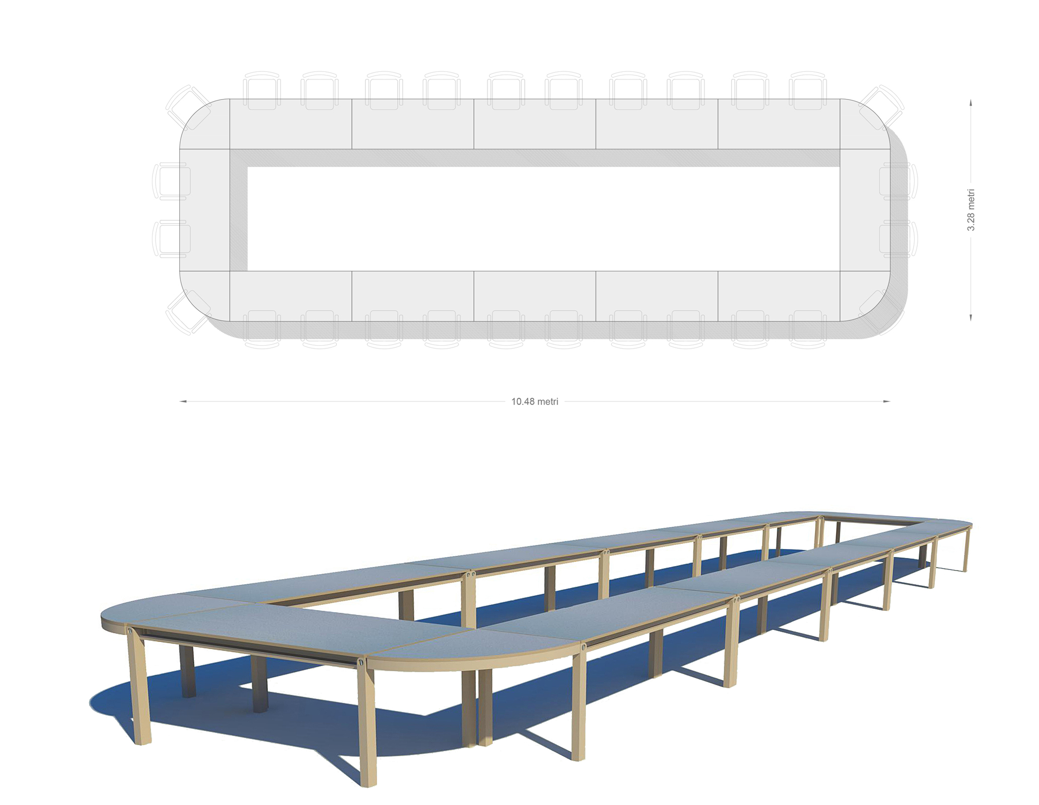 TAV C schema layout riunione